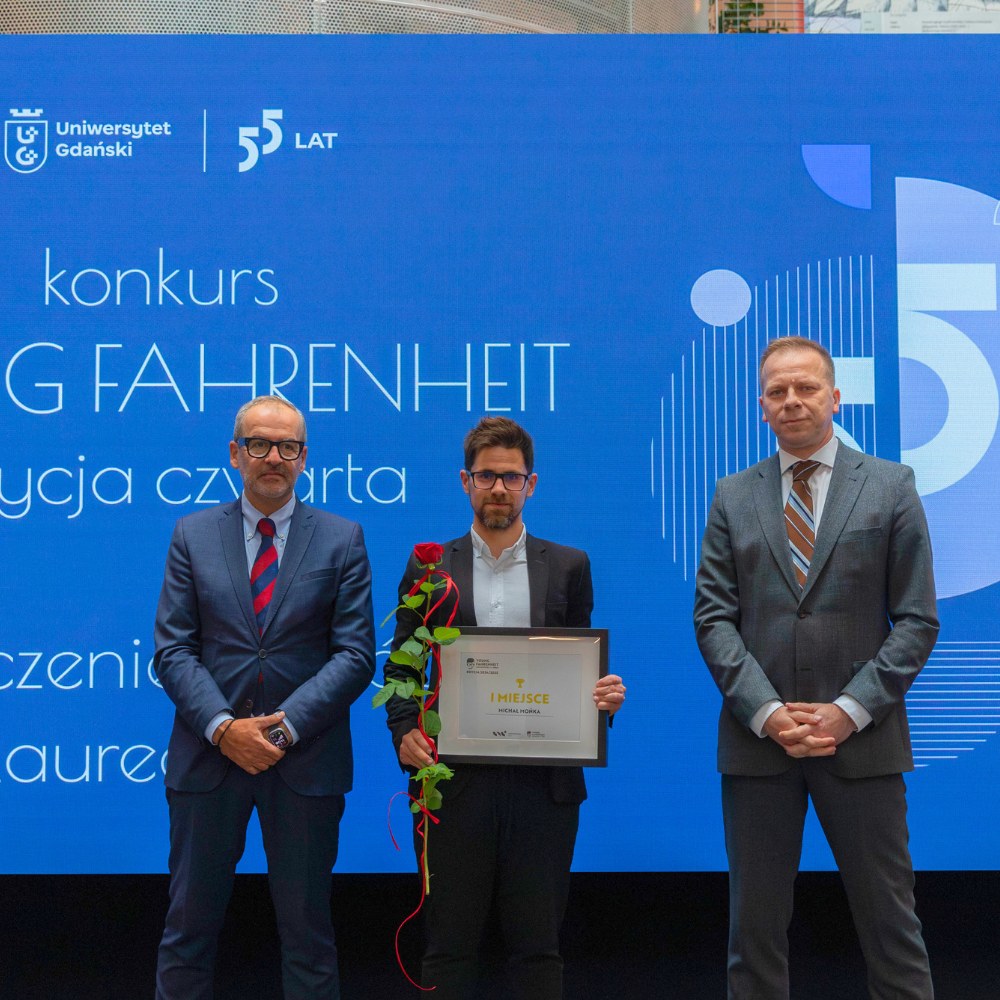 Na Uniwersytecie Gdańskim wręczono odznaczenia państwowe oraz nagrody w konkursie Young Fahrenheit