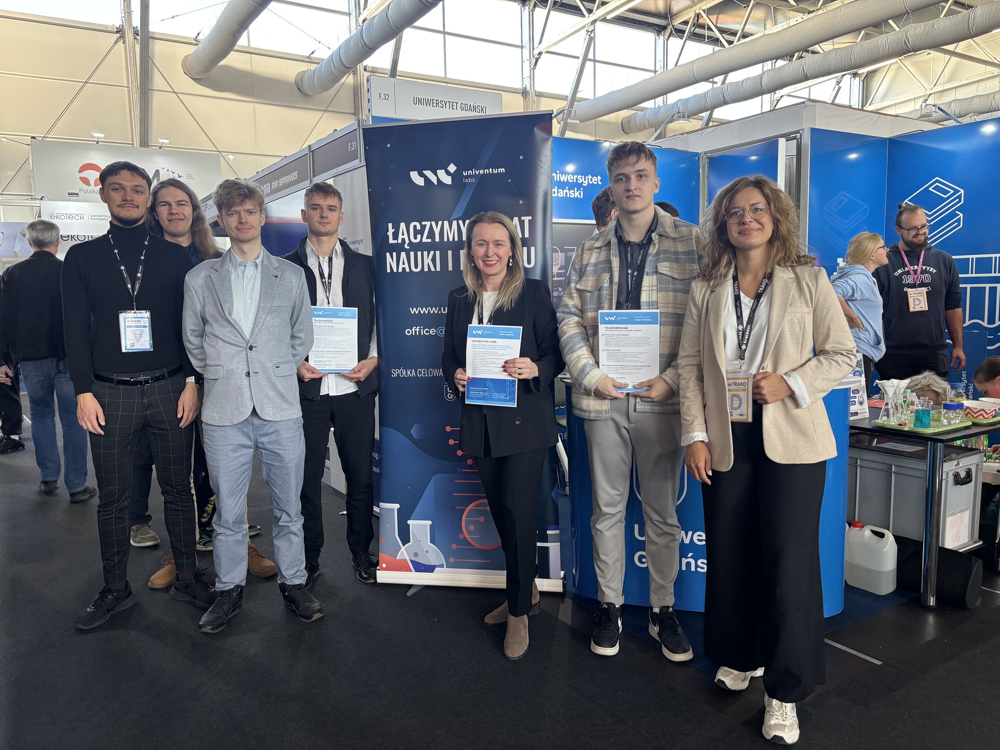 Univentum Labs razem z Uniwersytetem Gdańskim na targach kolejowych TRAKO 2025.
